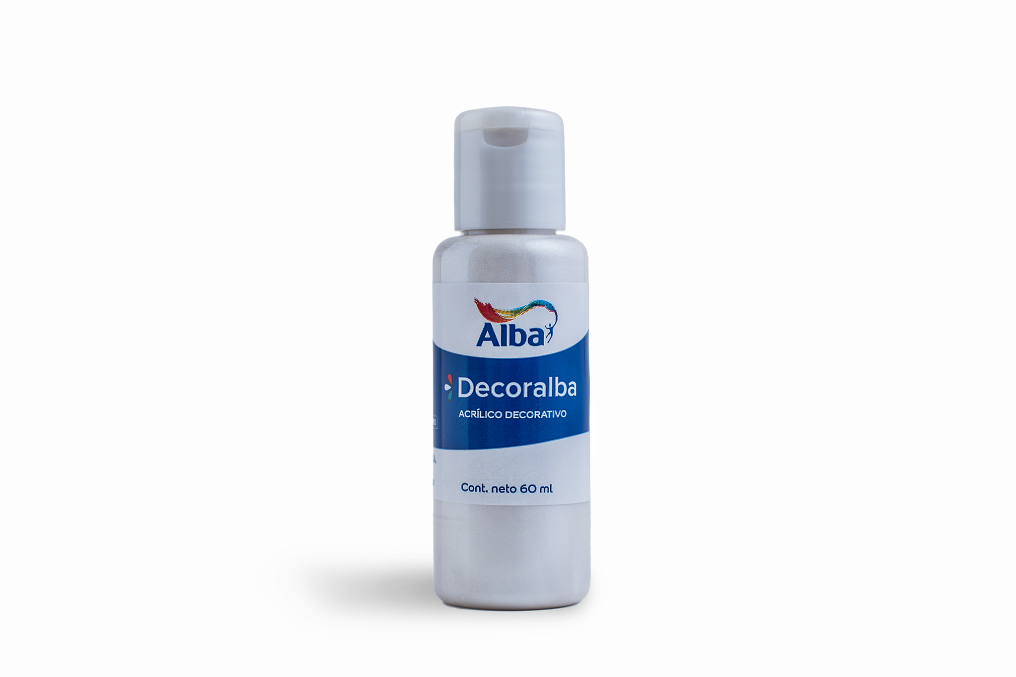 Acrilico decorativo alba 60cc blanco perlado 412 - 60ML - Alba Artística